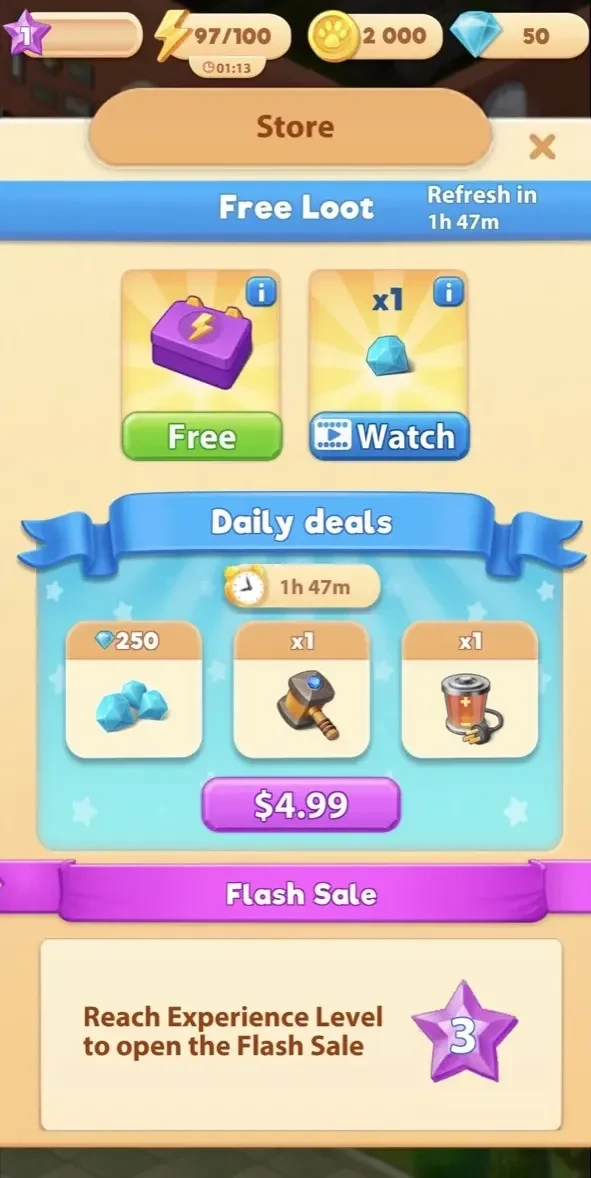 Merge Villa paywall screen