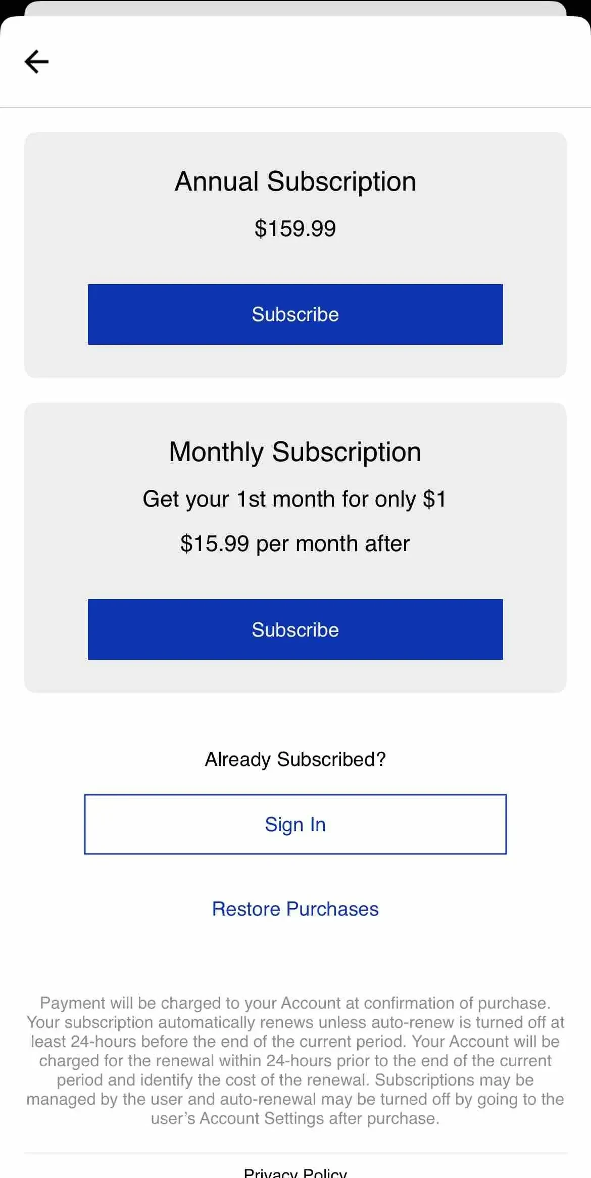 Miami Herald News paywall screen