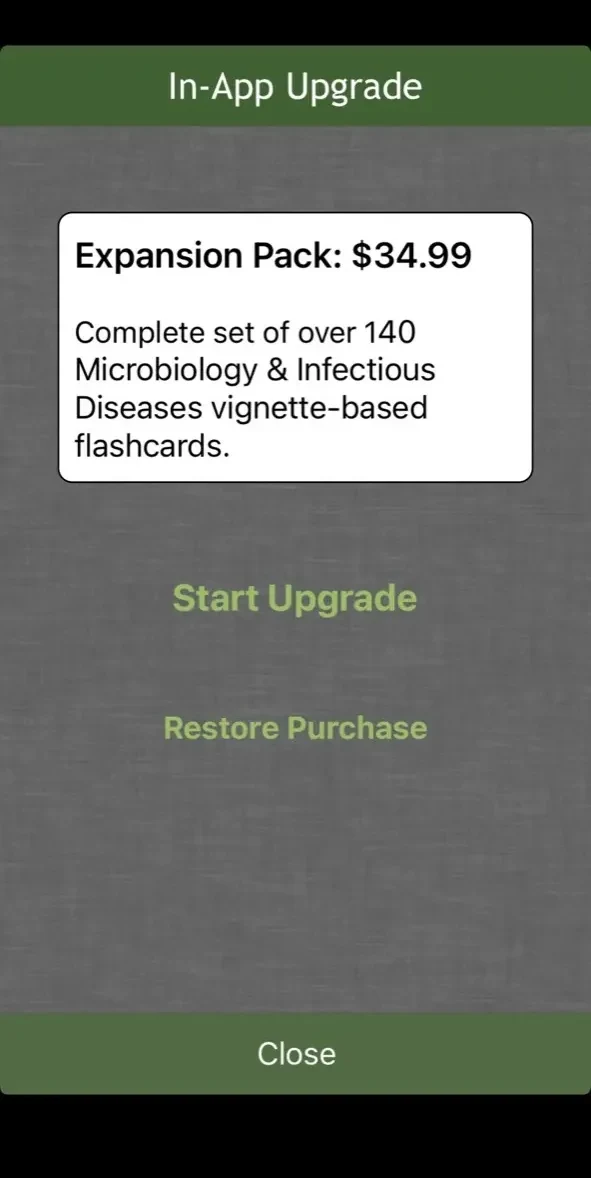 Microbiology paywall screen