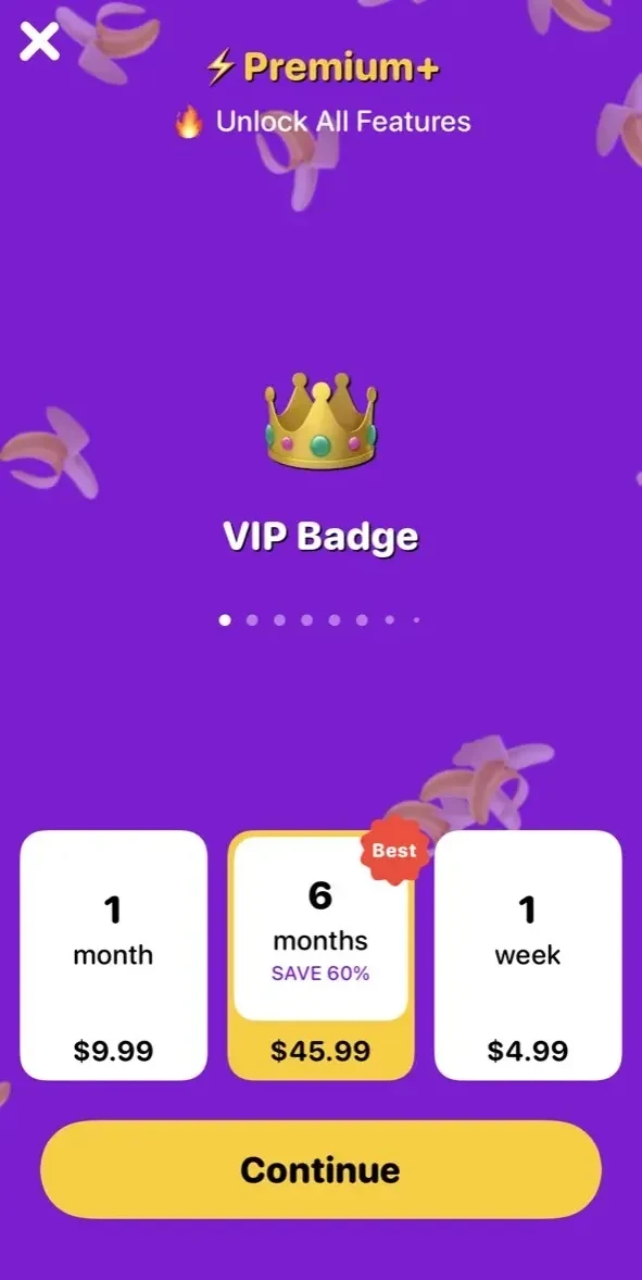 Monkey Run paywall screen