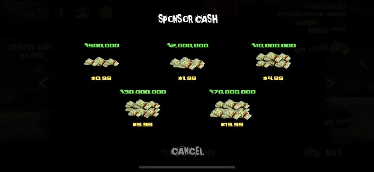 Monster Truck Destructionâ„¢ paywall screen