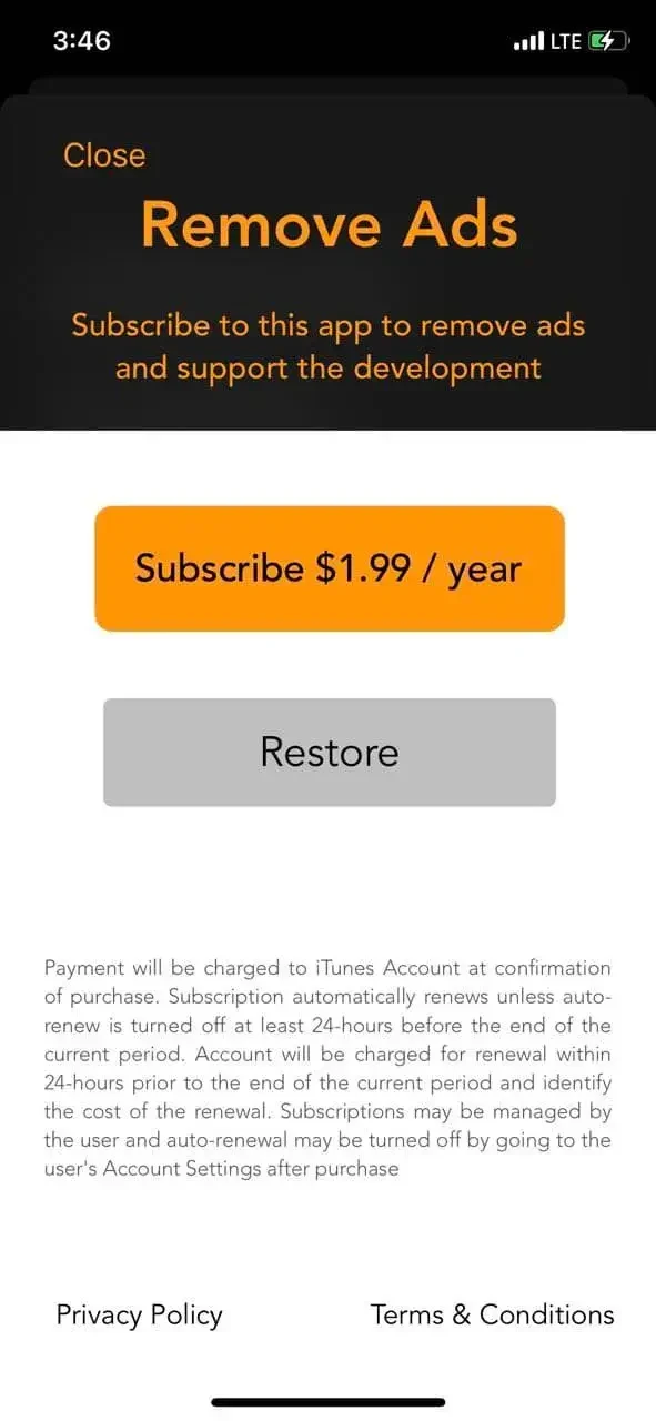 Moon & Sun paywall screen