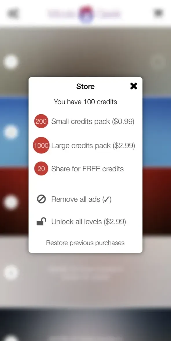 Movie Geek paywall screen
