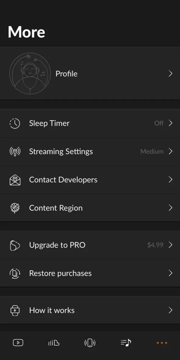 Music Si paywall screen