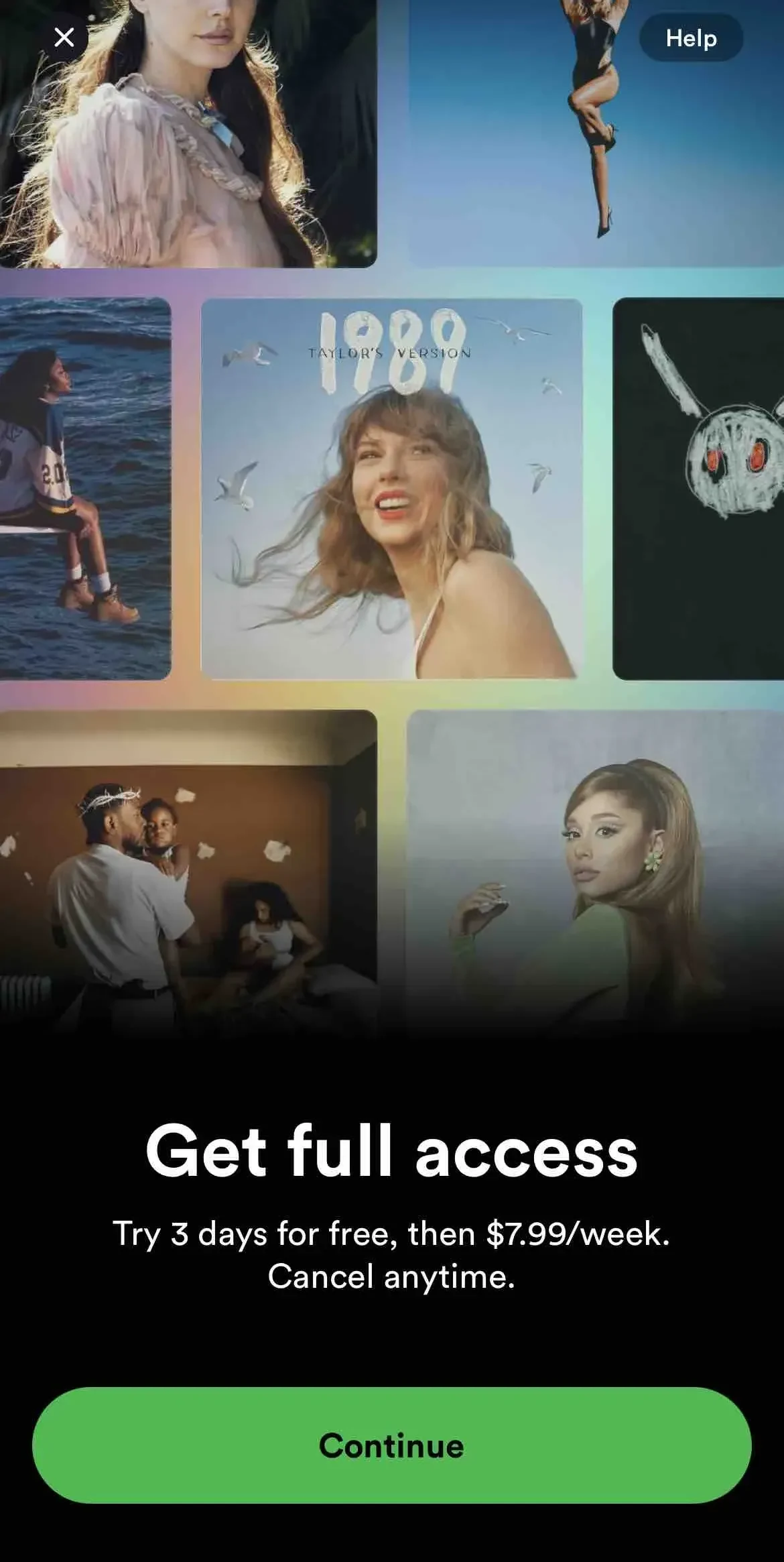 must.fm paywall screen
