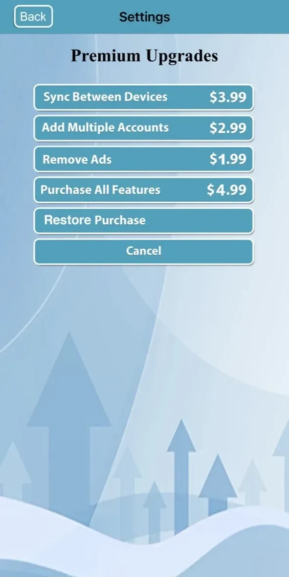 My Check Register paywall screen