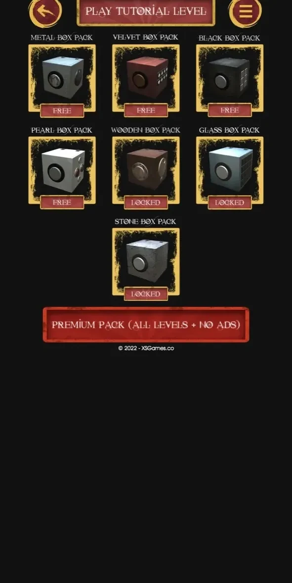 Mystery Box paywall screen