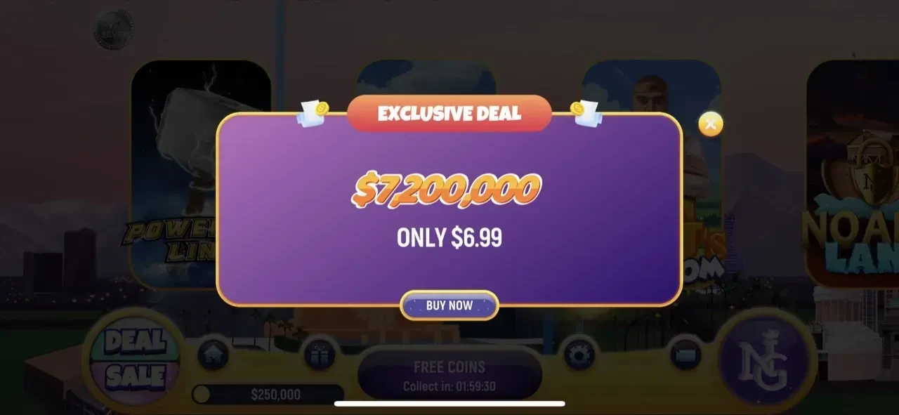 NG Slot paywall screen