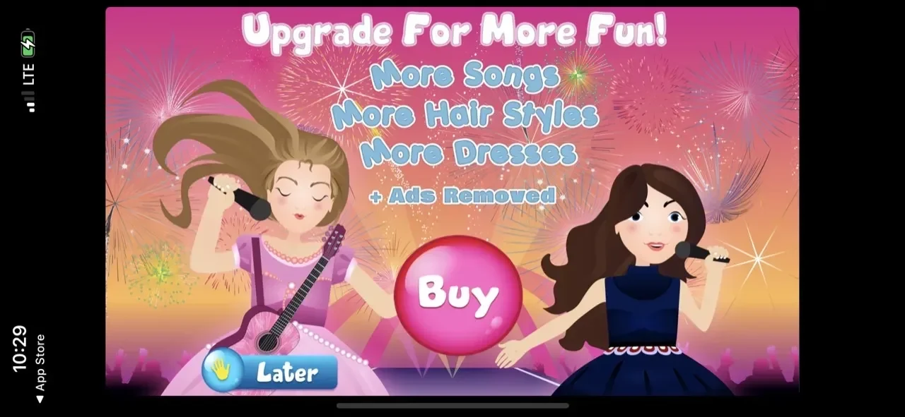 Nursery Rhymes for kids paywall screen