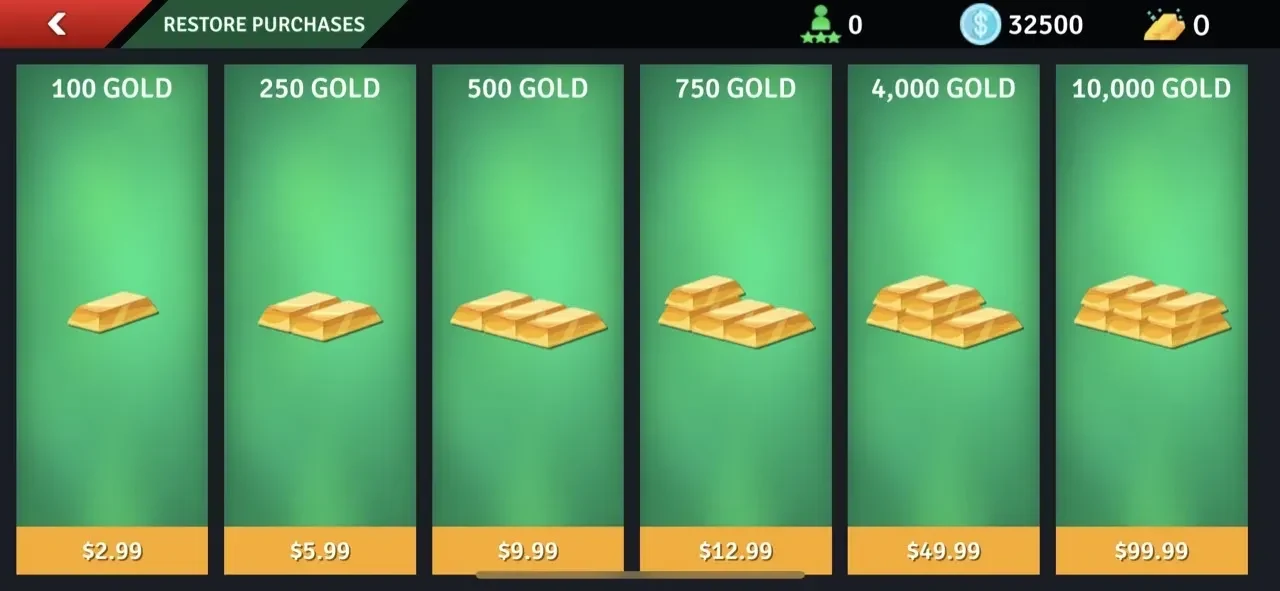 Offroad Revolution paywall screen