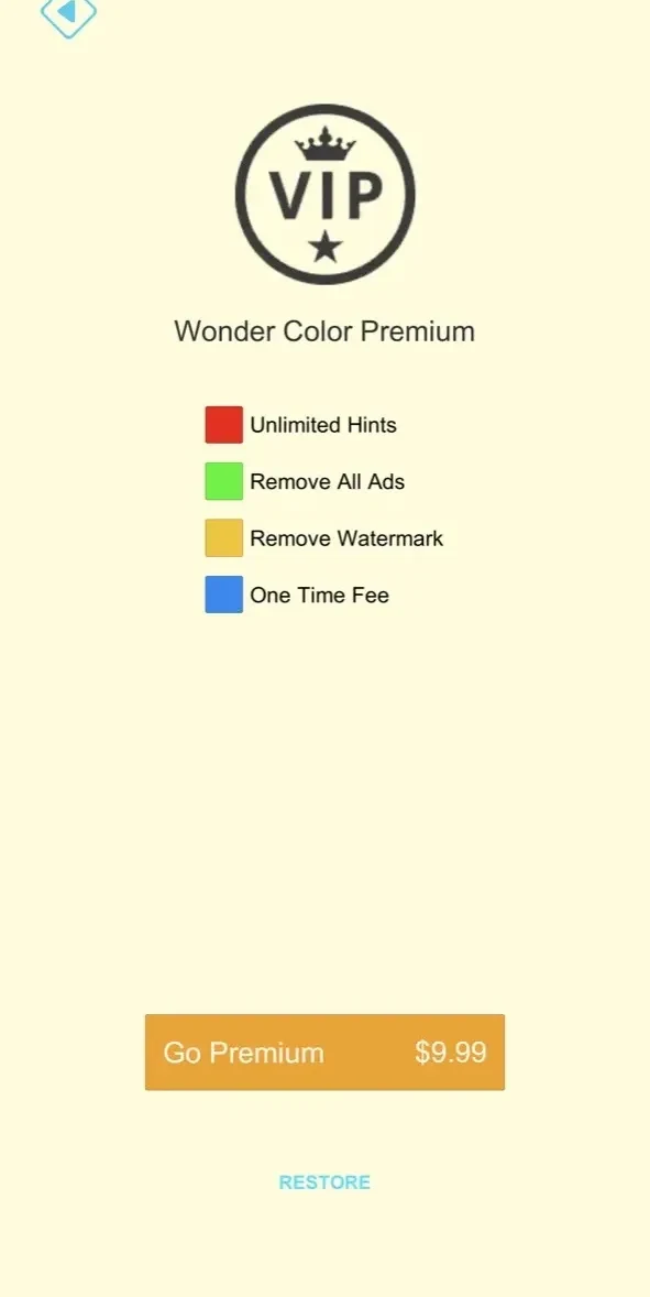 Oil Painting Color paywall screen