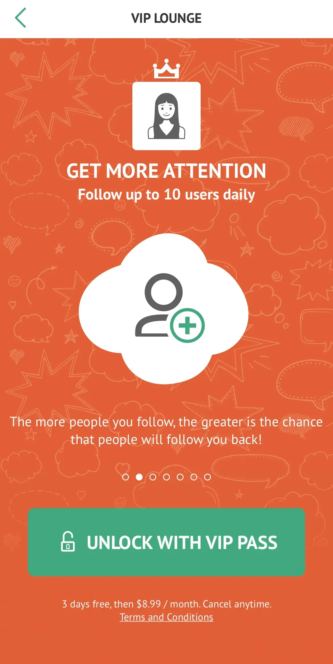 OmeTV paywall screen