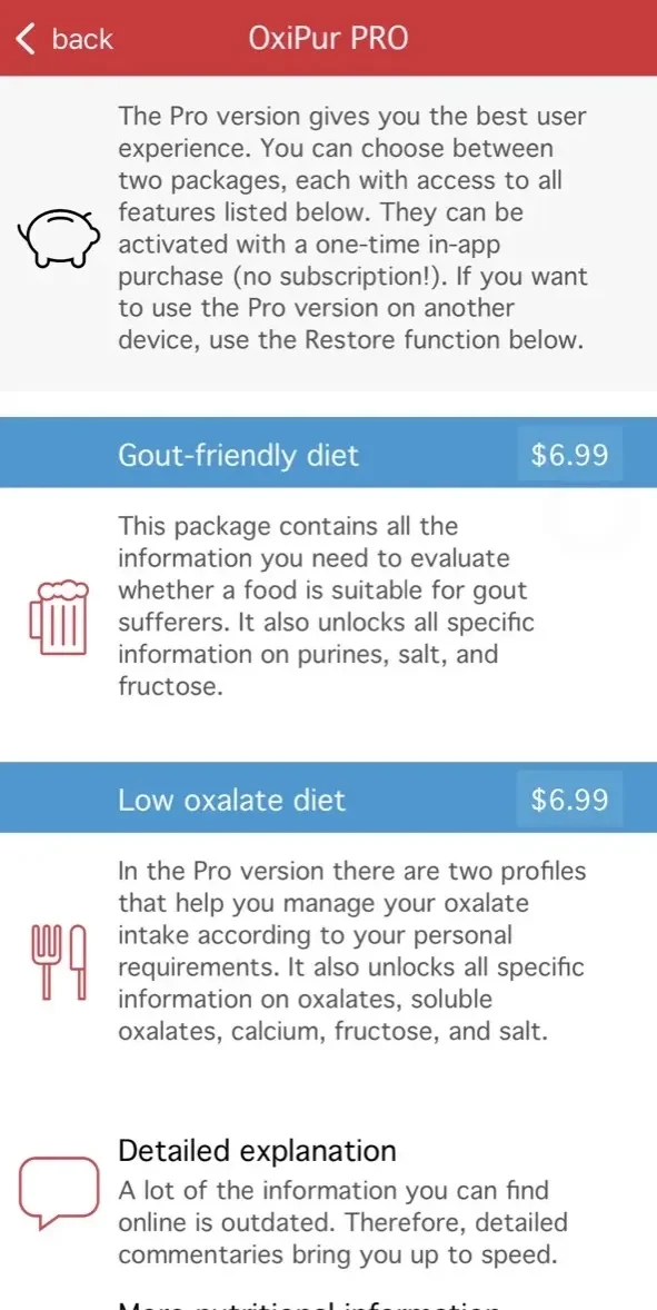 OxiPur paywall screen