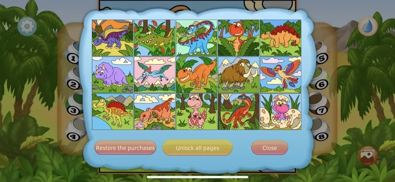 Paint paywall screen