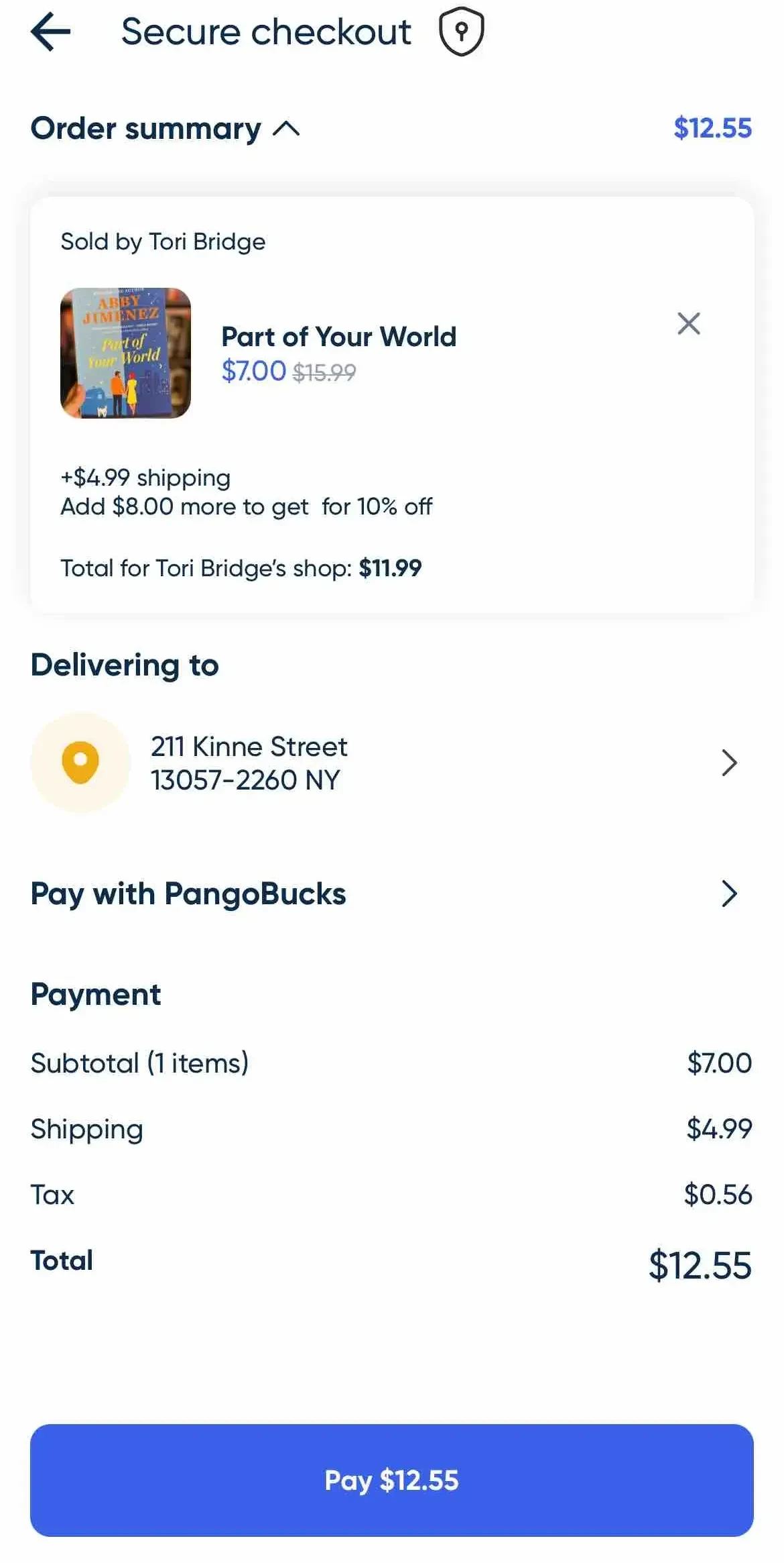 PangoBooks paywall screen