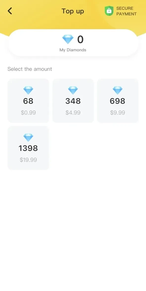 Partying paywall screen