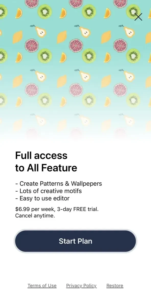 Patreon paywall screen