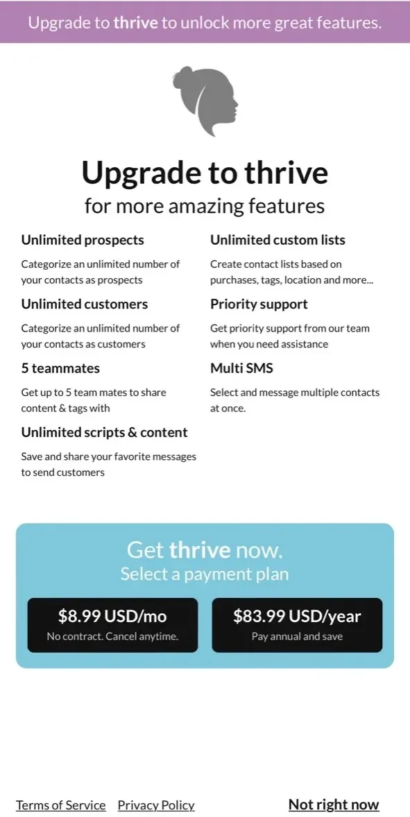Penny Direct Sales Assistant paywall screen