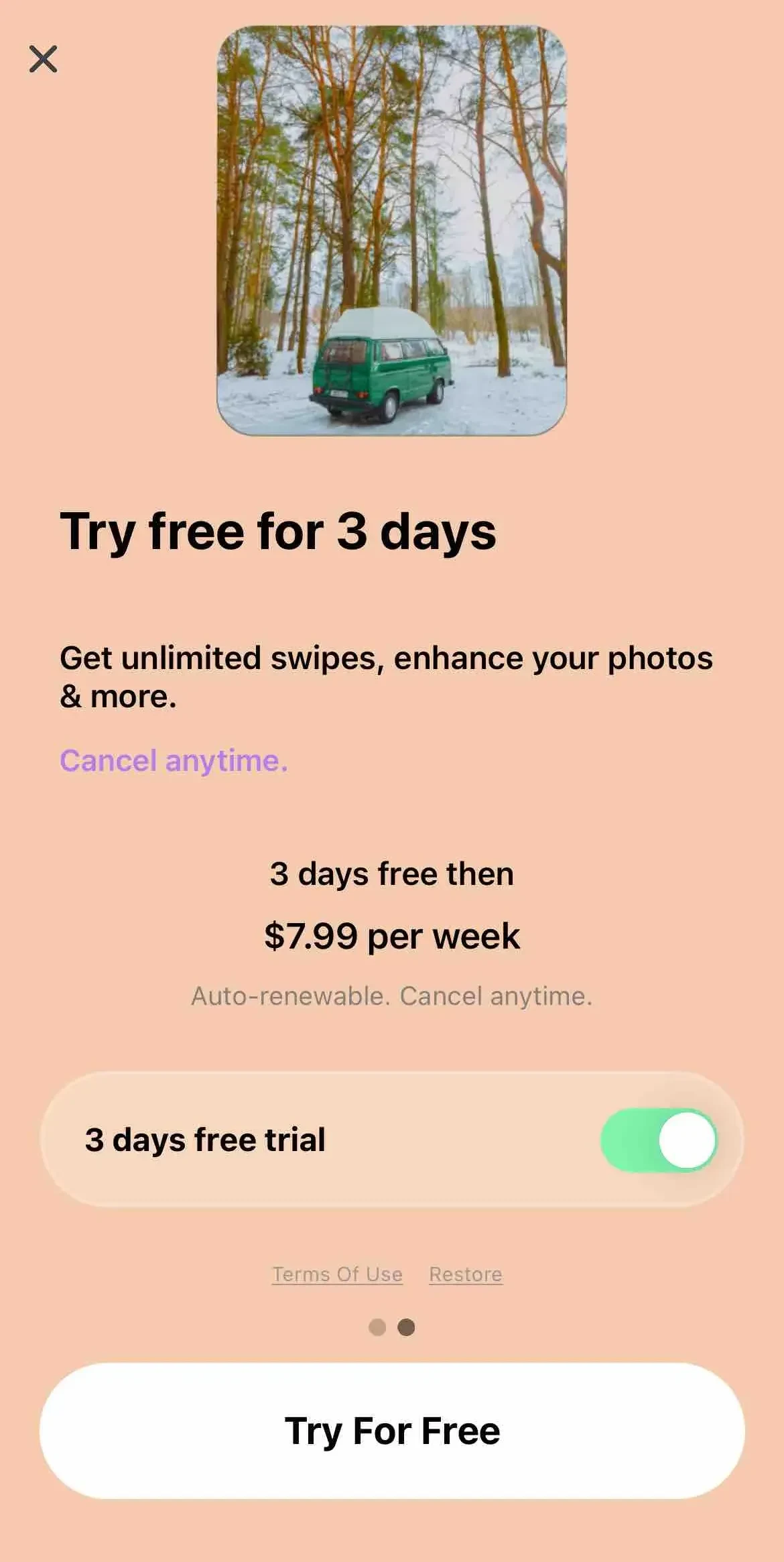 Photo Cleaner paywall screen
