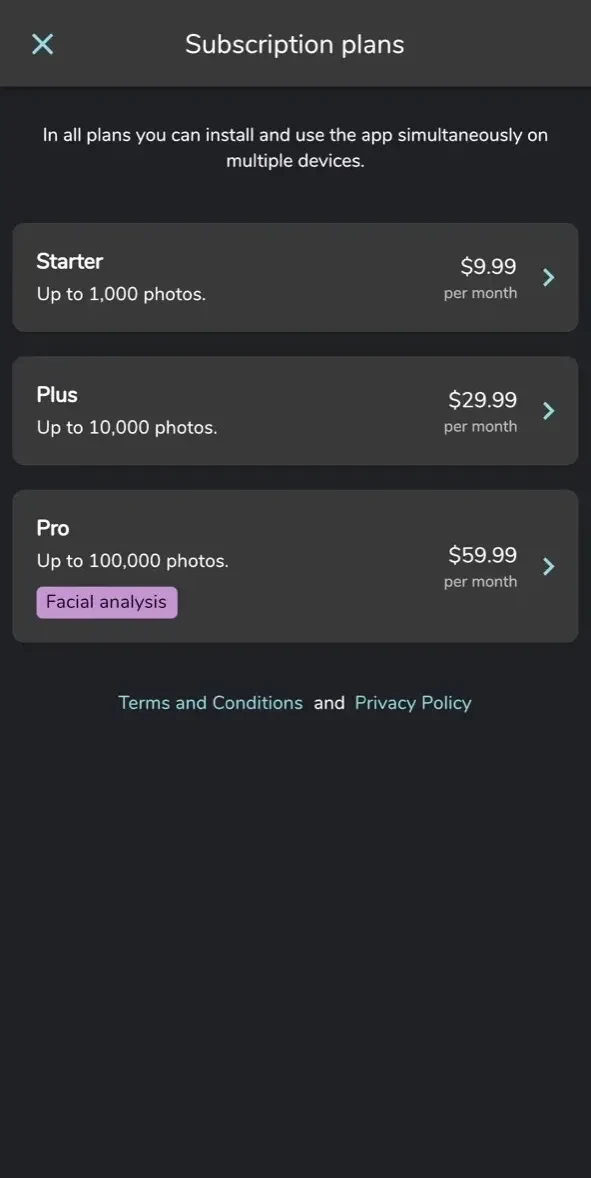 PhotoDoc paywall screen