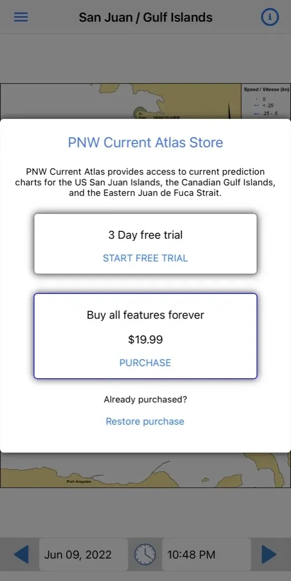 PNW Current Atlas paywall screen