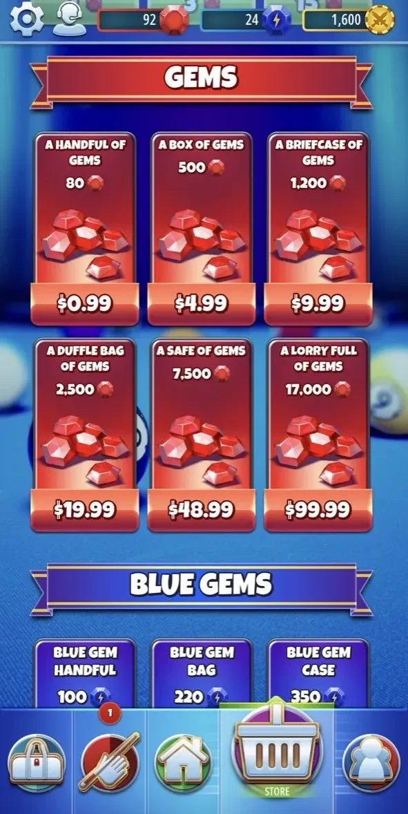 Pool Blitz paywall screen