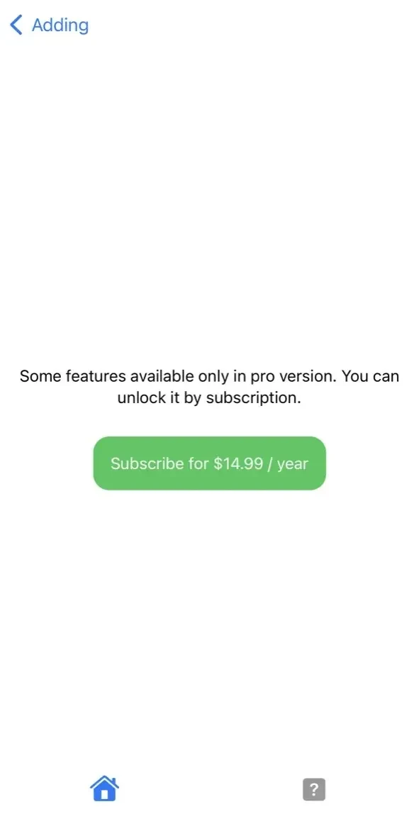 Poptime paywall screen