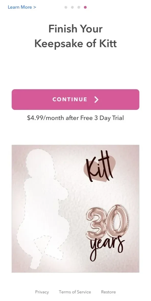 Precious paywall screen