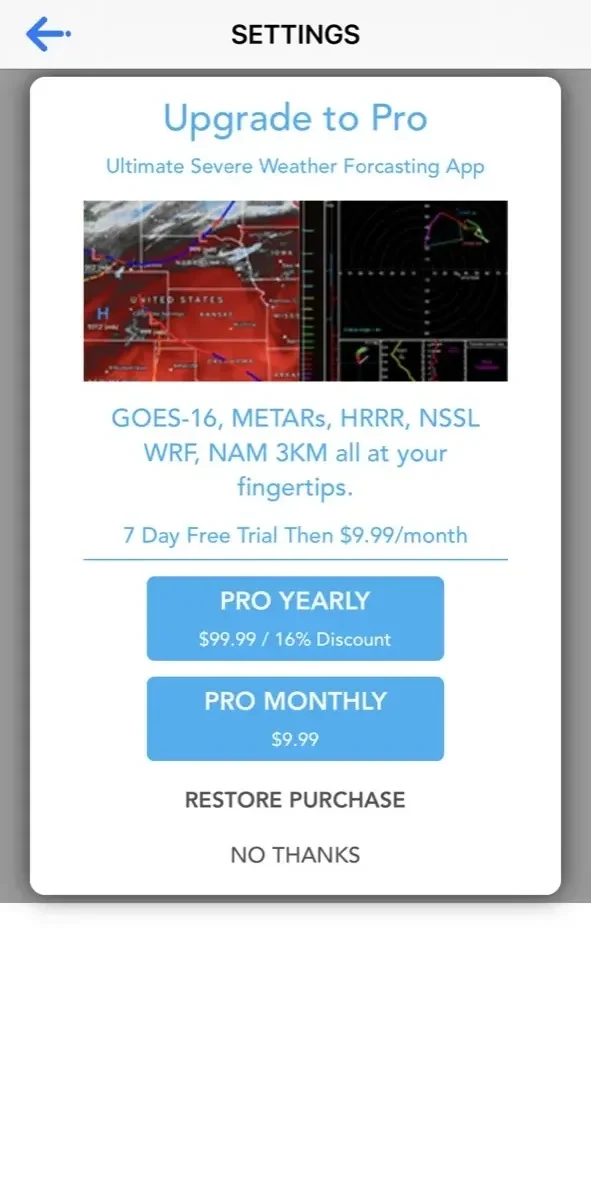 Predict Now paywall screen
