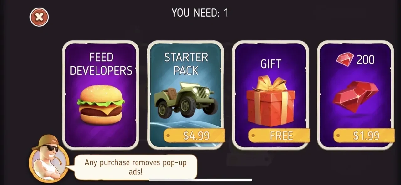 Prime Peaks paywall screen