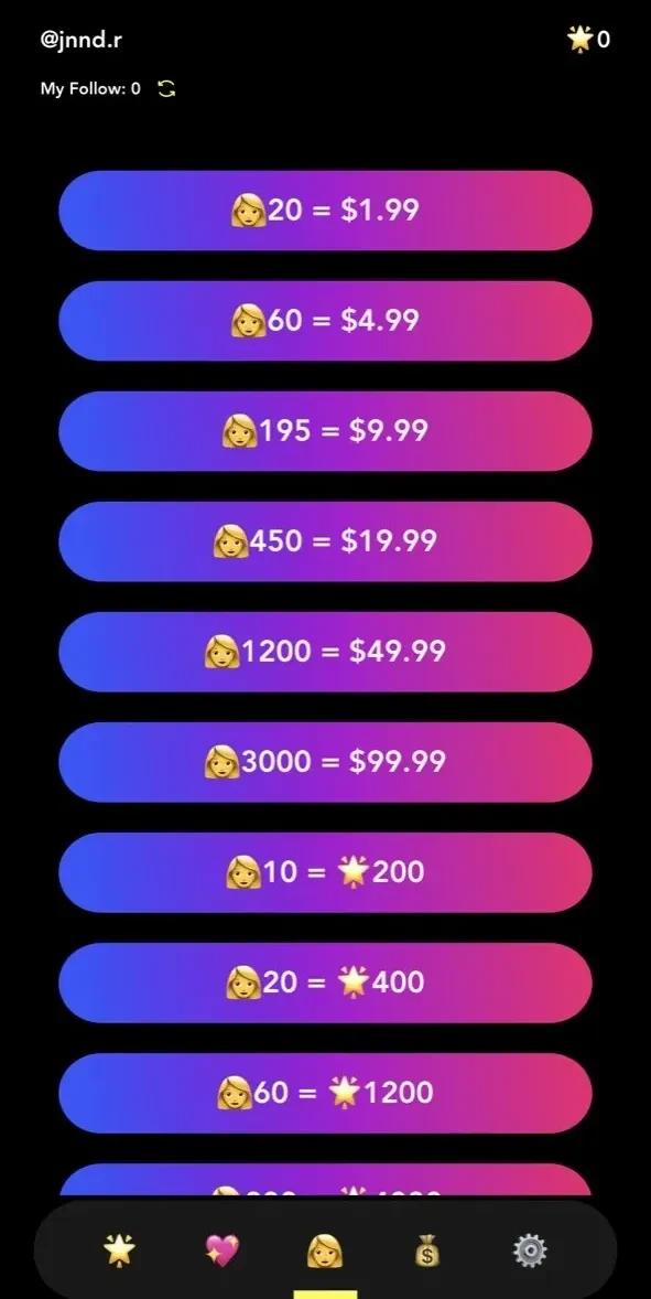 Profile Editor paywall screen