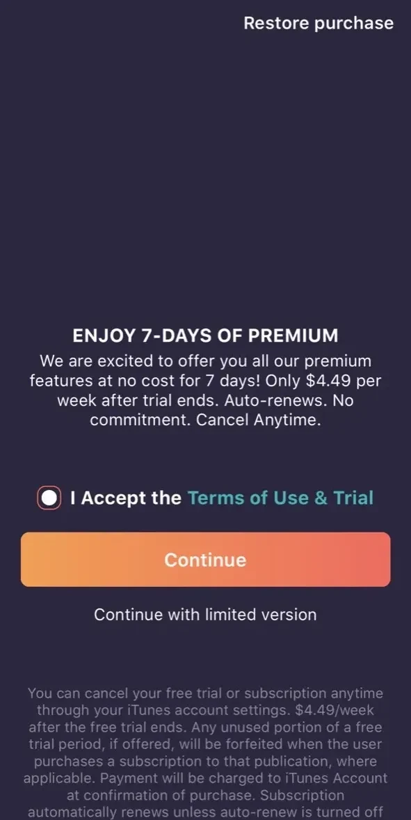 Puzzle Man Pro paywall screen