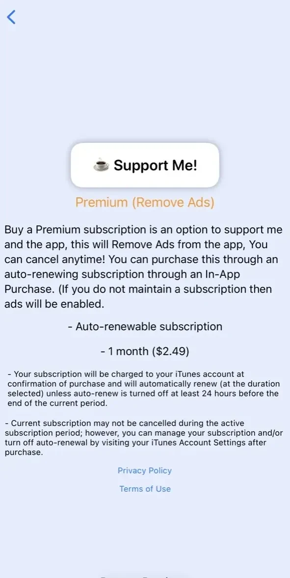 Quad Words paywall screen