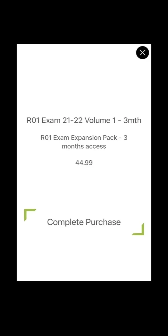 R0 Study Buddy paywall screen