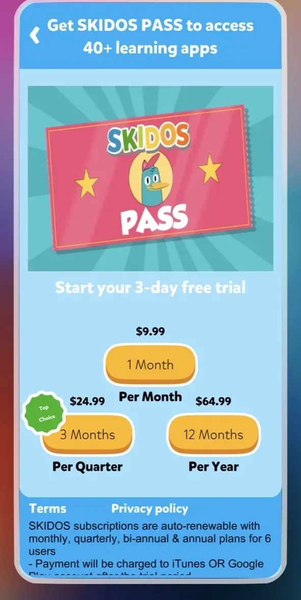 Cool Bubble Shooter Bunny paywall screen