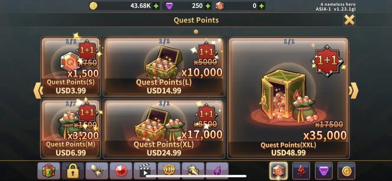 Raid the Dungeon paywall screen