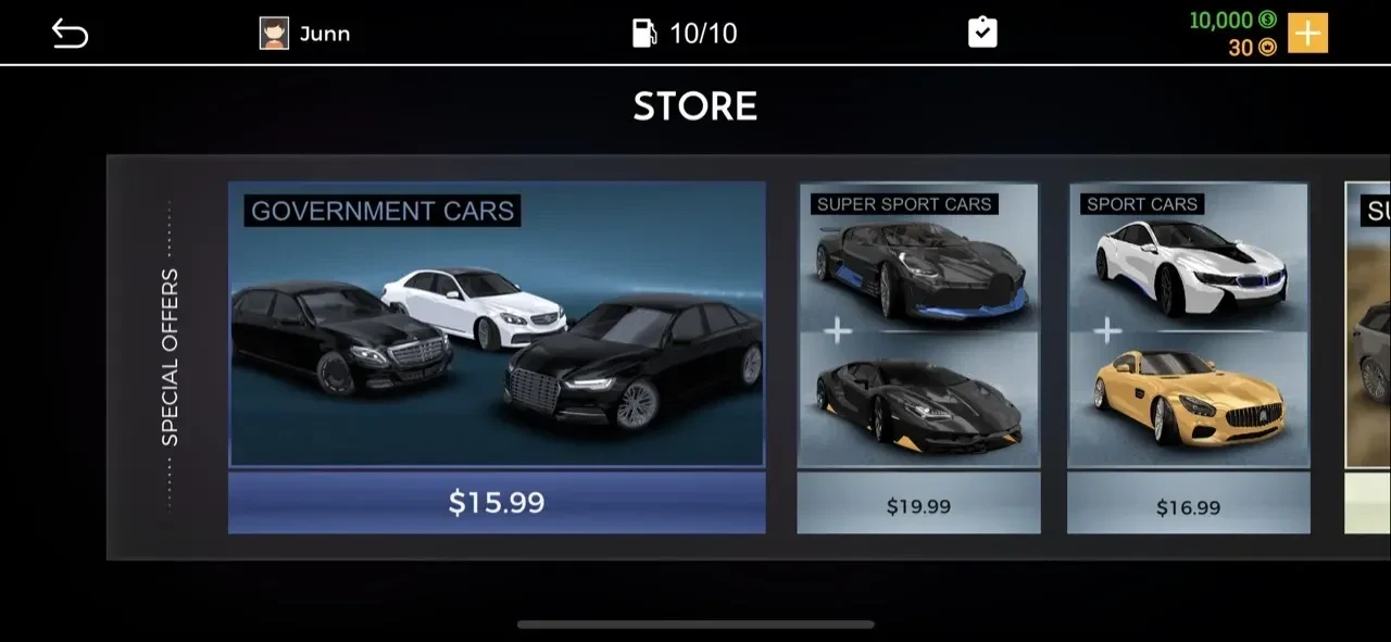 Real Car Parking 2 paywall screen