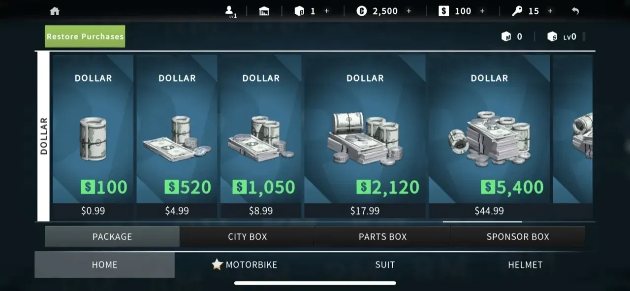 Real Moto Traffic paywall screen