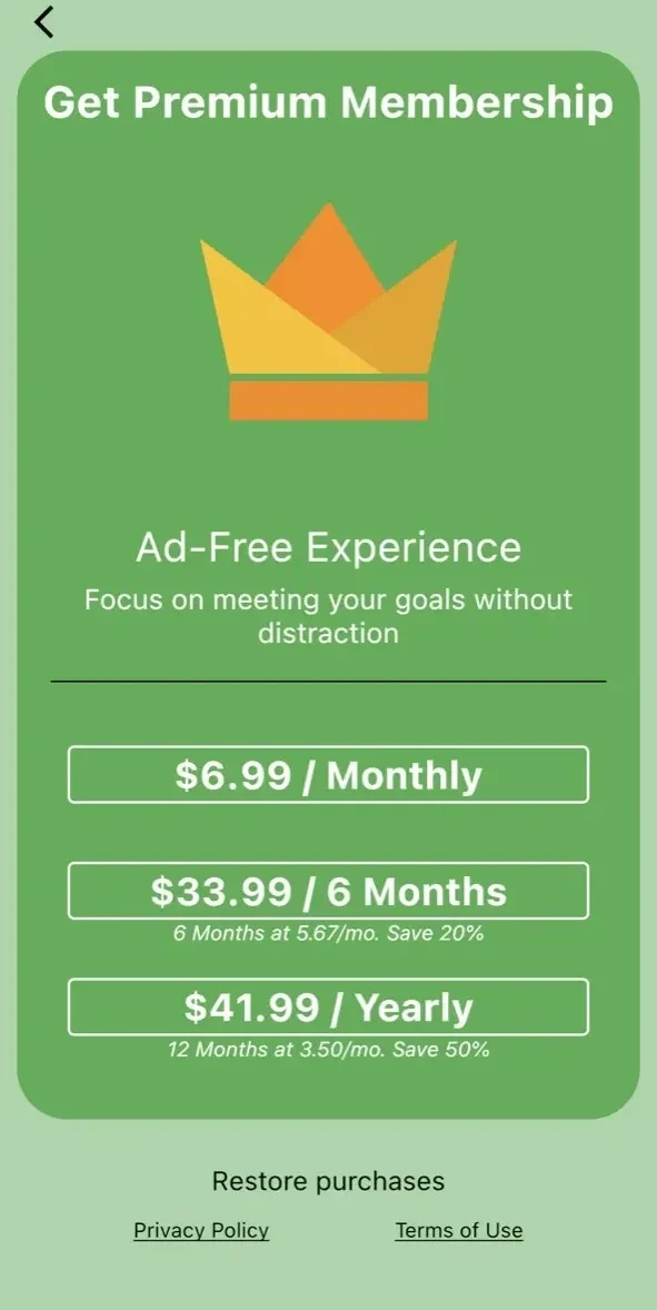Realtime Stock Screener paywall screen