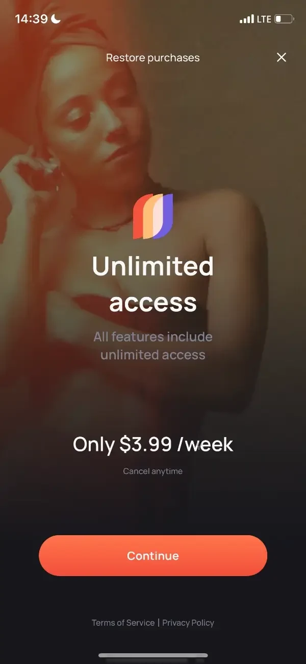 Templify paywall screen