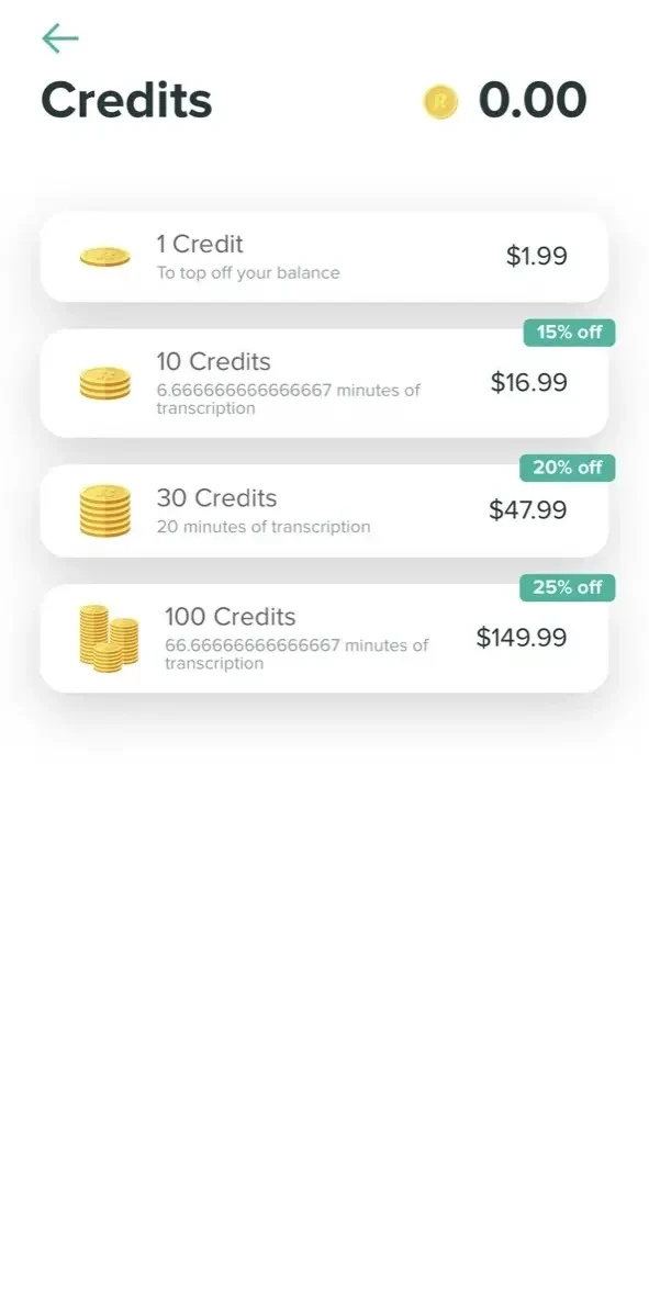 Rev Call Recorder paywall screen