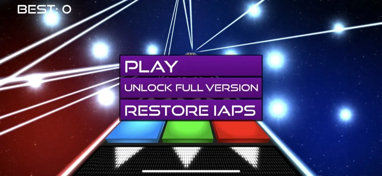 Rhythm Saber paywall screen