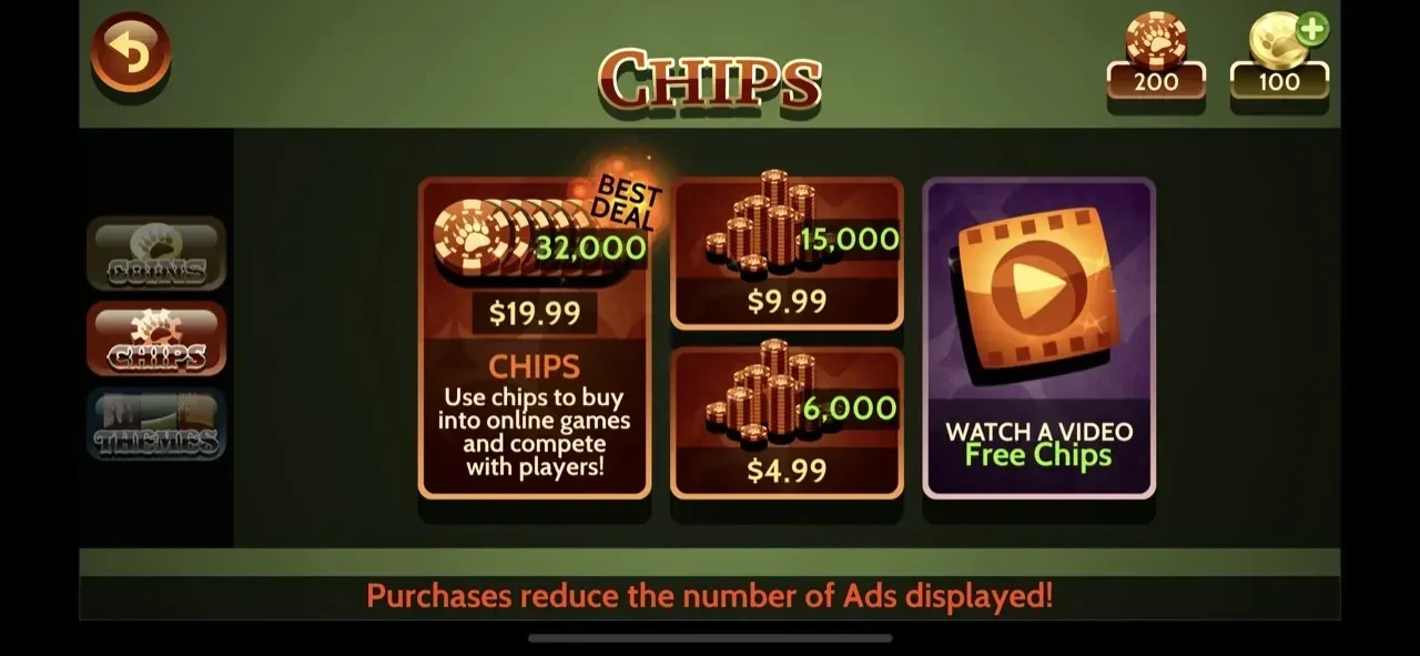 Rummy 500 paywall screen