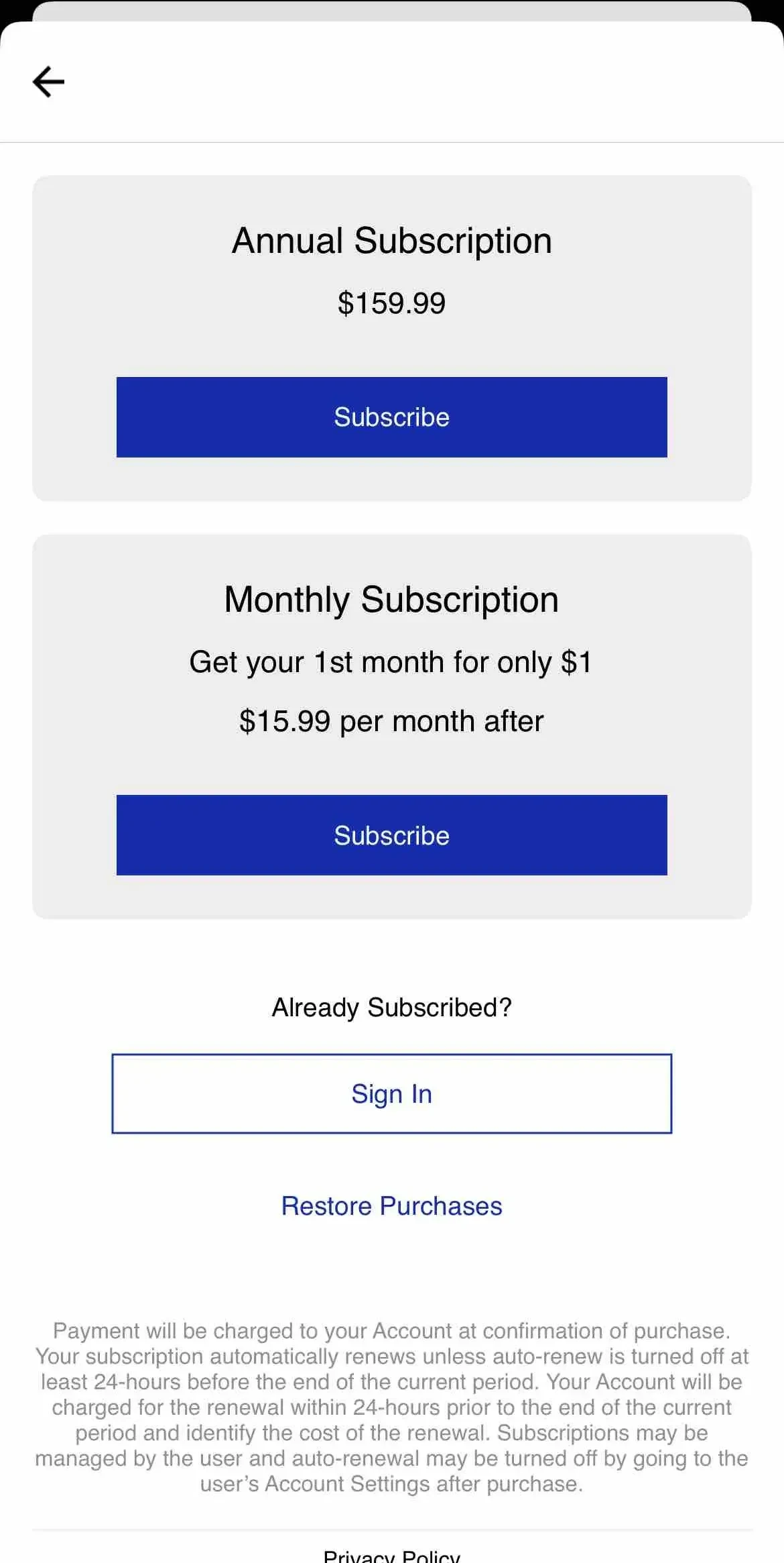 Sacramento Bee News paywall screen
