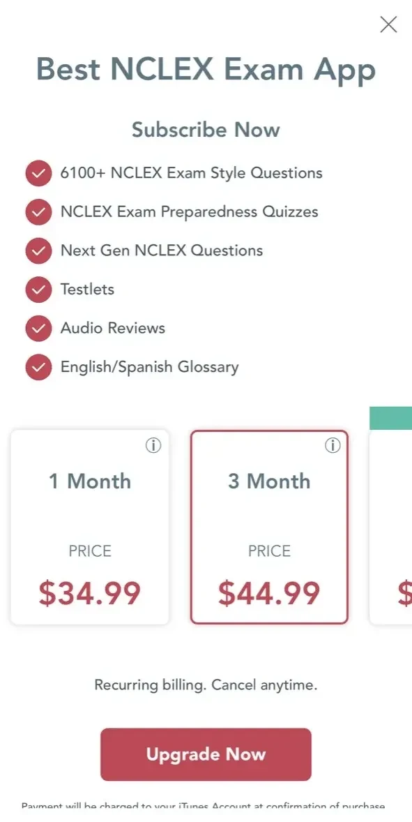 Saunders Comp Review Nclex RN paywall screen