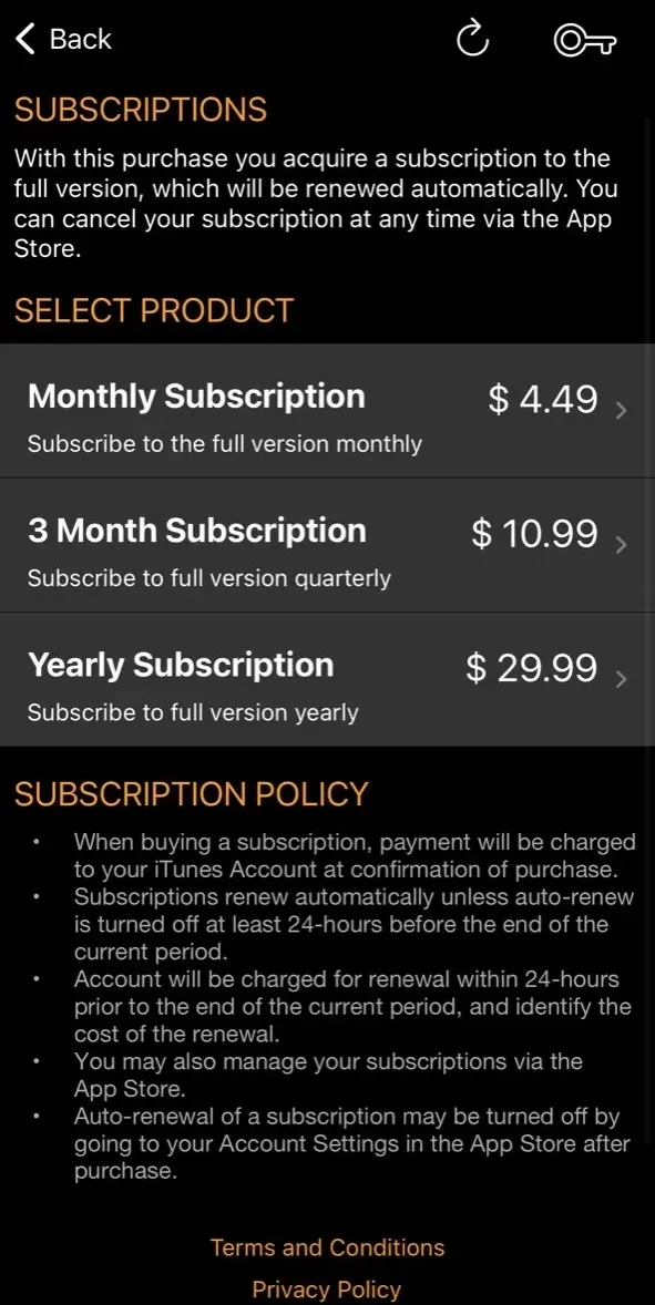 Scan-IT to Office paywall screen