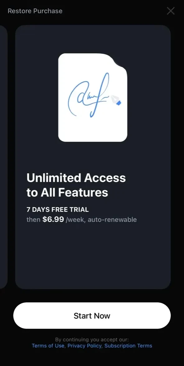 ScanGuru paywall screen