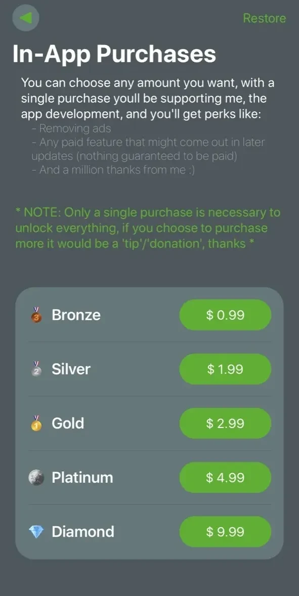 Screenly paywall screen