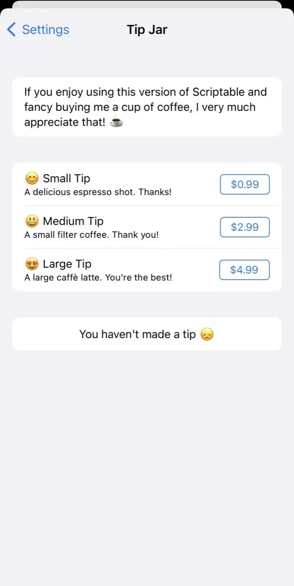 Scriptable paywall screen