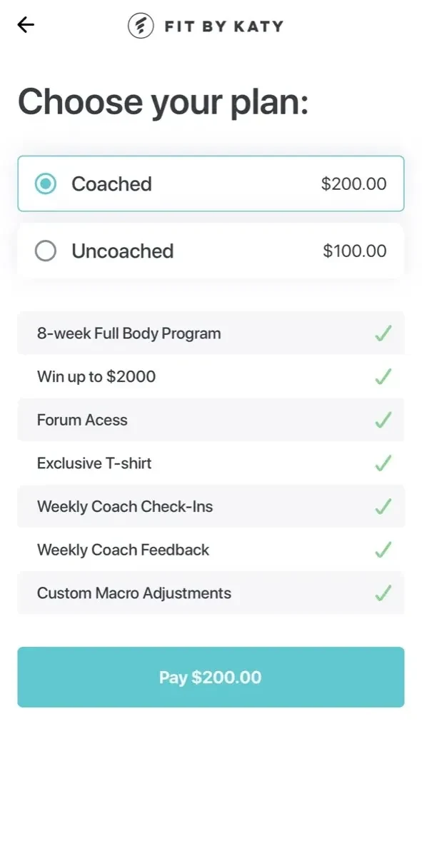 Sesh paywall screen
